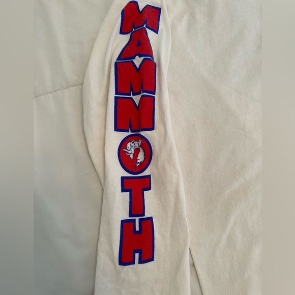 Vintage Kids Ski Mammoth Lakes California Long sleeve T-shirt with Hat - Picture 3 of 9